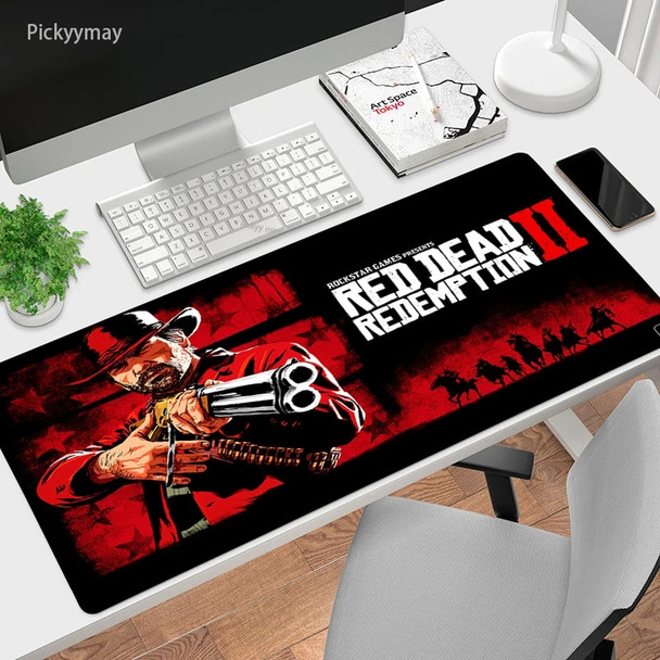 Red Dead Redemption Gaming Mouse Mat PC Gamers Accessories Xxl Big Mouse Pad Mice Keyboards Computer Office Mousepad Deskmat