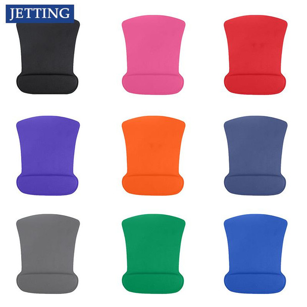 1pc Mouse Pad With Wrist Rest Pad Anti-Slip Gaming Mousepad Mice Mat PC Laptops Keyboard Solid Color Accessories