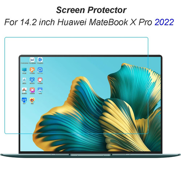 For 14.2 Inch Huawei Matebook X Pro 2022 Laptop Screen Protector Notebook Tempered Glass 0.3MM 9H HD Transparent Protective Film