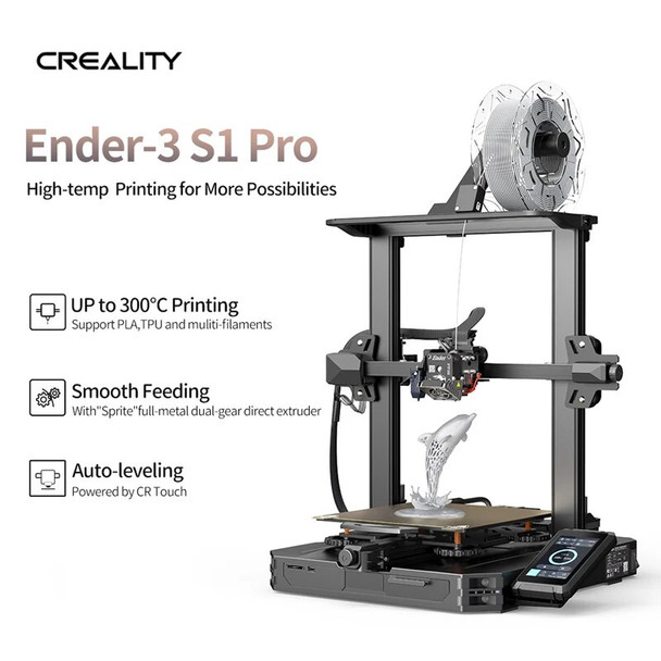 CREALITY 3D Printer Ender 3S1/Ender3 S1Pro Printer Smart Filament Sensor CR Touch Automatic Levelling High-performance Printer