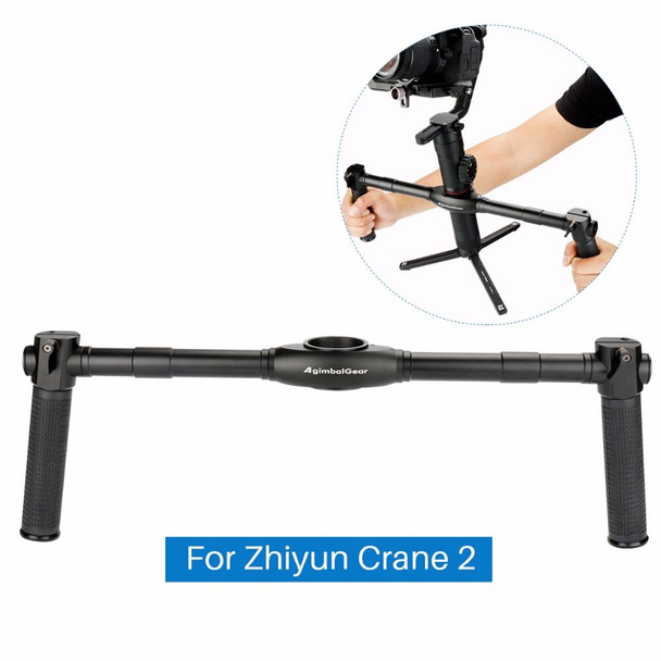 Zhiyun Crane 2 3 Axis Handheld Gimbal Stabilizer | Dual Handheld Grip