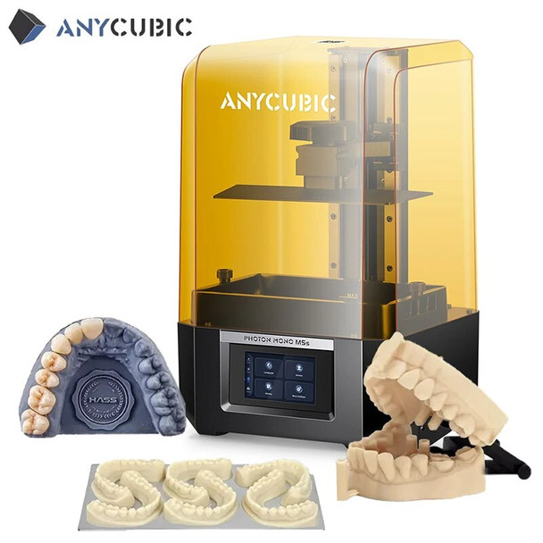 ANYCUBIC Photon Mono M5s 12K Resin 3D Printer 10.1 Inch HD Mono Screen 3D Printer Leveling-Free 3X Faster High-Speed 3D Printing