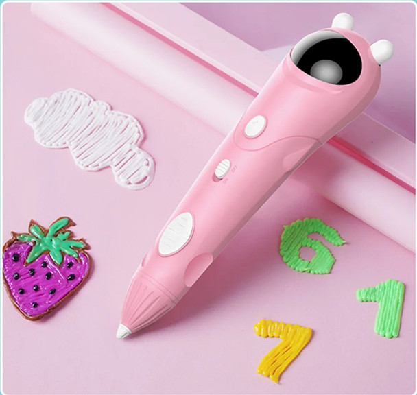 Low Temperature Model 3d Printing Pen Children 3d Painting Magic Pen Creative Gift Toy Voice Broadcast Safe with Consumables