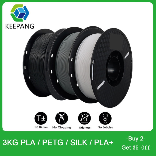 3Rolls PLA PETG ABS TPU Filament 3D Printing 1.75mm PLA Material Eco-Friendly Good Tougness for FDM 3D Printers 3d pen Filament