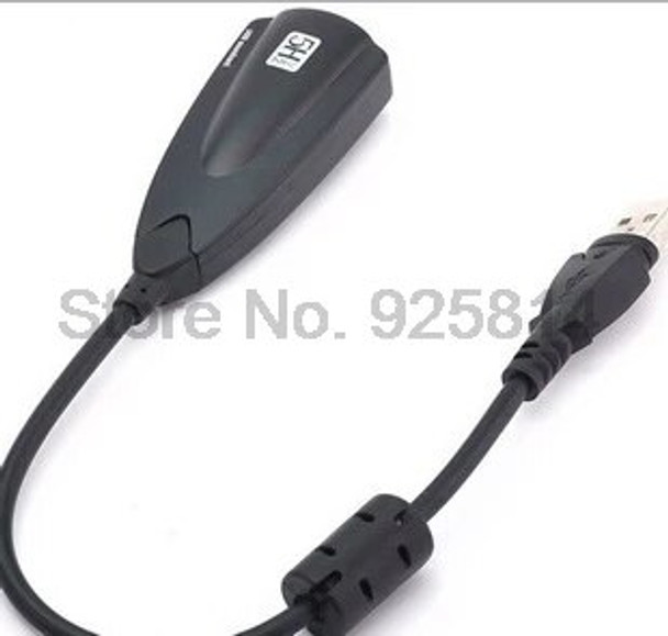 by dhl or ems 500pcs 5HV2 External USB Sound Card 7.1 Channel USB To 3D CH Virtual Channel Sound Track Audio Adapter