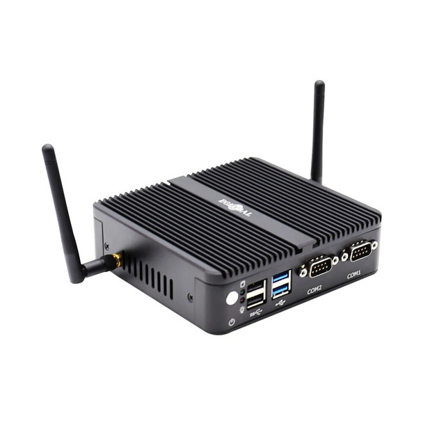 Mini Computer CPU for Intel Celeron J4125 2.0GHz DDR4 Barebone Mini Desktop PC Windows 10 Fanless Pc