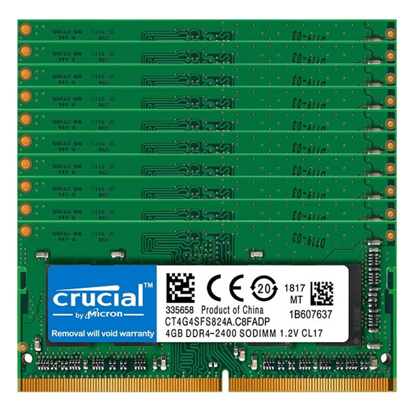50PCS Memoria Ram DDR4 8GB 4GB 16GB 2400 2133 2666 3200 MHZ PC 17000 19200 21300 25600 Sodimm Notebook Laptop Memory DDR4 RAM