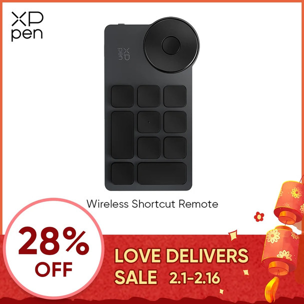 XPPen ACK05 Wireless Shortcut Remote 10 Customized Shortcut Keys Portable Bluetooth Keyboard for Windows Mac Drawing Tablet