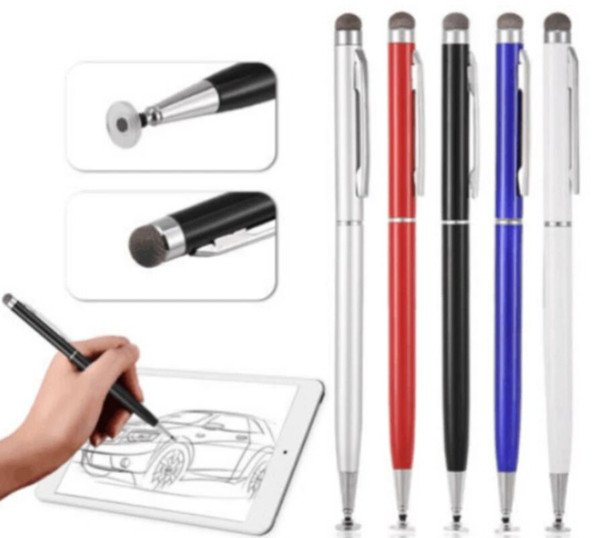500pcs Universal Stylus Precision 14cm Rounded Thin Tip Styluses Touch Screen Pen for Capacitive Screens Cell Phone Tablets