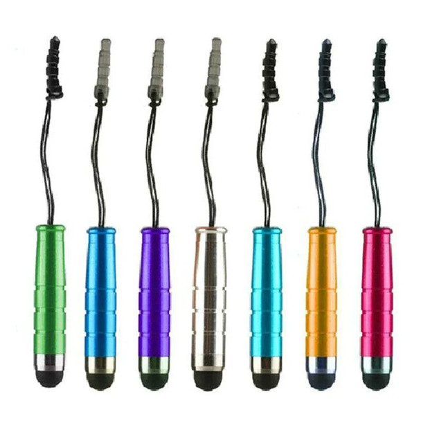 5000pcs Univeral Plastic Stylus Pen with Dust Plug for Capacitive Touched Screen Phone Tablet PC Cellphone