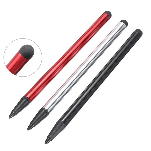 2000pcsUniversal Touch Screen Pen Capacitive Stylus Pens Pencil For Car GPS Navigator Point Round Thin Tip for Cell Phone Tablet