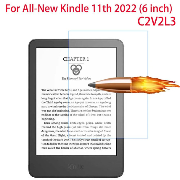 9H Tempered Glass Screen Protector For 2022 Kindle 11th Generation C2V2L3 6 inch Tablet Protective E-book Film Glass Guard