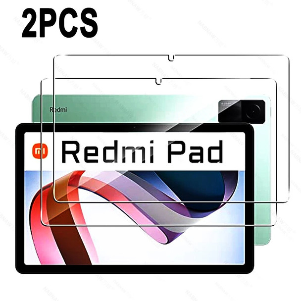 2 Pieces HD Scratch Proof Tempered Glass Screen Protector For Redmi Pad 10.61 2022 Xiaomi MI Redmi Pad Tablet Protection Film 2 Pieces HD Scratch Proof Tempered Glass Screen Protector For Redmi Pad 10.61 2022 Xiaomi MI Redmi Pad Tablet Protection Film