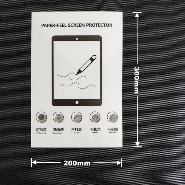 20pcs Paper Like Screen Protector Film Matte PET Painting Write For iPad Tablet PMMA Universal Sheet For Cutting Machine Plotter