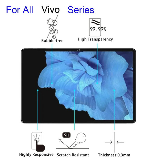 100pcs/Lot For Vivo Pad Tempered Glass Screen Protector For Vivo Pad 11.0 inch 2022 Tempered Tablet Glass Film
