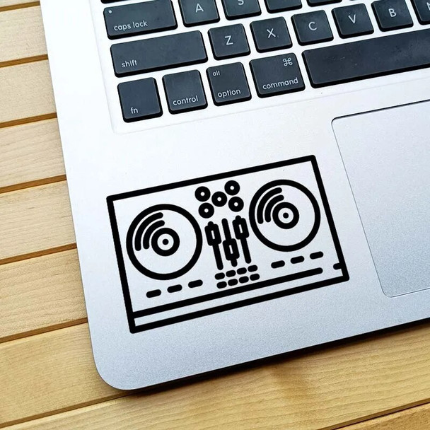 DJ Turntable Trackpad Decal Vinyl Laptop Sticker for Macbook Air 13 Pro 14 16 Retina 12 15 Inch Mac Skin Tablet Notebook Decor