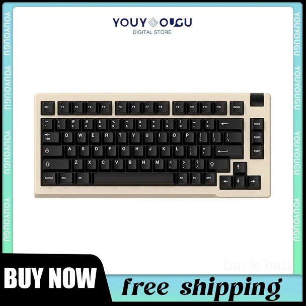 Luminkey75 Mechanical Keyboard Full Aluminum Alloy Luminkey 75Gaming Keyboard 81keys GATERON Switch Hot Swappable Custom For PC