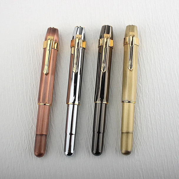Luxury Brass Fountain Pen Kawaii Ink Pen EF/F/Nib Excellent Business Office School Supplies Pens