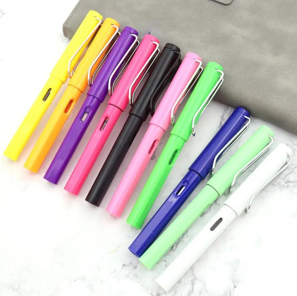 Manufacturers plastic colorful color matching pens Bead pens Students and children pose hard pens to practice pens in stock