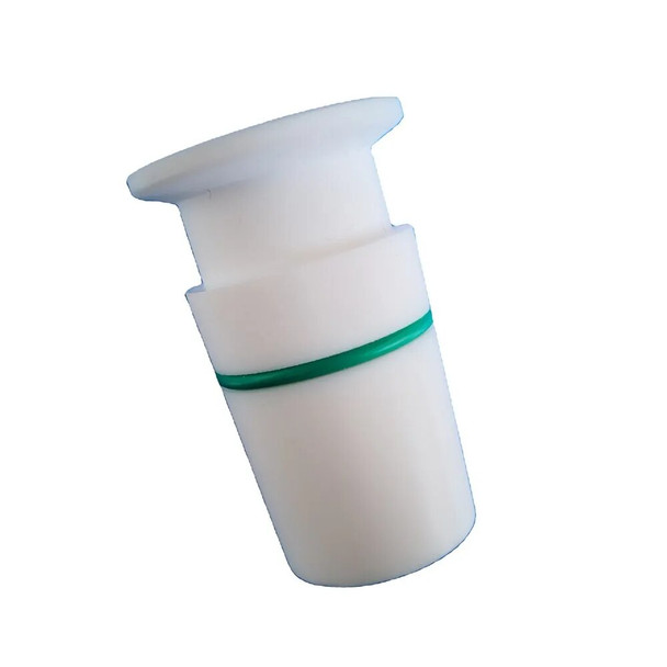 PTFE 34/45 to KF25 Flange Adapter with O Ring, PTFE KF25 Flange