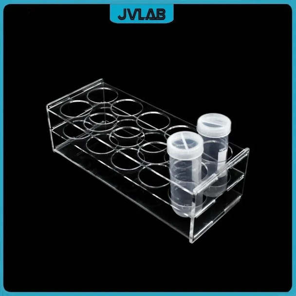 Plexiglass Rack For Centrifuge Tube 120ml Plexiglass Stand Place 10 Tubes Transparent Test Tube Holder Diameter 45mm