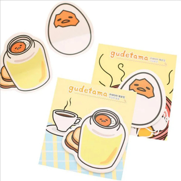 3pcs/lot Kawaii Mr.Lazy Egg Memo pad diy note Writing pad Gift Notepad office school supplies stationery G173