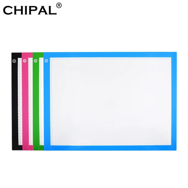 CHIPAL A3 Scale LED Drawing Tablet Art Painting Writing Graphics Tablets Copy Board Artcraft Tracing LED Light Box Sketching Pad