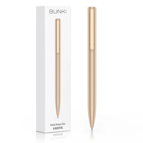 BUNKI Metal Sign Pen Ballpen Signing Pen 0.5MM Gel PREMEC Smooth Switzerland Refill Black Ink Office School Writing Pen