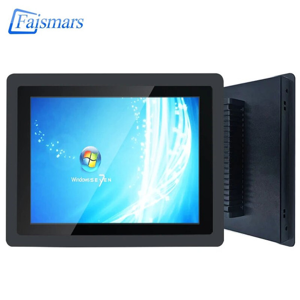 10.4 Inch Fully Enclosed All In One Pc Desktop Computer With i3 i5 i7 Core Support IP65 Waterproof Front 10-Point Touch Screen