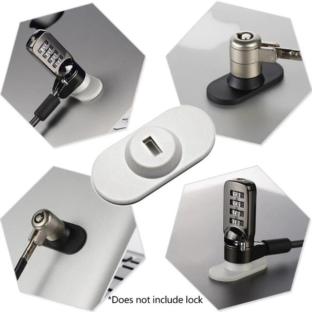 Tablet Laptop Lock with Security Lock Base Kit Laptop Tablet Anti-Theft Lock Hole For Pad Tablets Notebook Safety