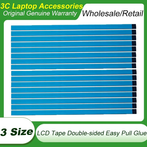 10PCS Laptop LCD Tape Double-sided Easy Pull Glue Display Screen Assembly Adhesive Cell Phone Repair Accessories Thickened 0.3mm
