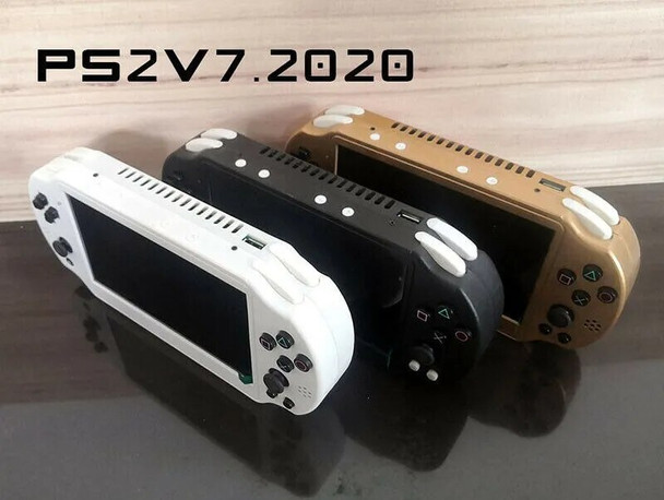 PS2 Protable 7 Inch 16:9 Monitor PS Handheld Game DIY Console  IPS screen Modified With Original PS2 Motherboard