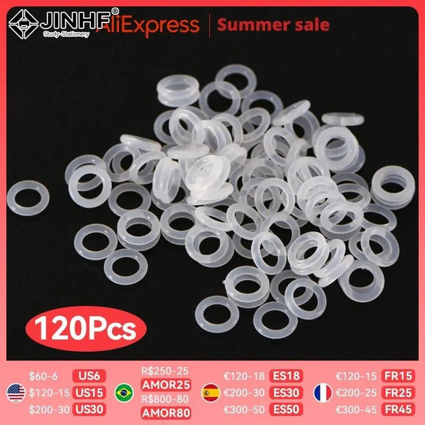 120pcs/bag Rubber O Ring Keyboard Switch Dampeners Keyboards Accessories For Keyboard Dampers Keycap O Ring Replace Part