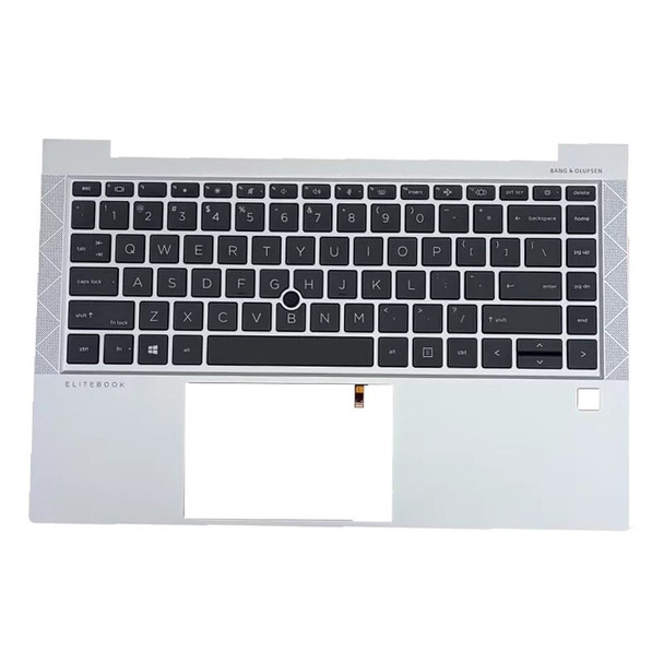 Replacement US Keyboard black for HP ELITEBOOK 840 G7 745 G8 M36312-001palmrest Cover C shell