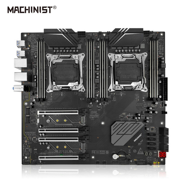 MACHINIST X99 Motherboard Dual LGA 2011-3 CPU slot Support Dual Xeon Processor and Dual M.2 Slot 8 DDR4 RAM X99 D8 MAX USB3.0