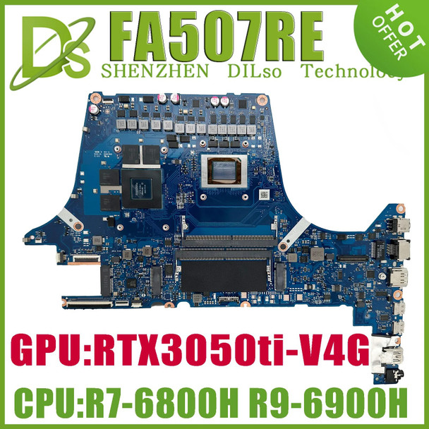 KEFU FA507RE Laptop Motherboard For TUF Gaming A15 FA507 F15 FX507 FA707RE FX707 Mainboard W/R7-6800H R9-6900H RTX3050Ti/V4G