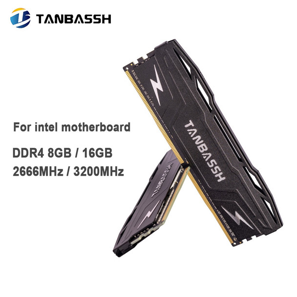 TANBASSH DDR4 8GB 16GB 2666MHz 3200MHz White Black Red Radiater Desktop Memory RAM Compatible For Intel X99