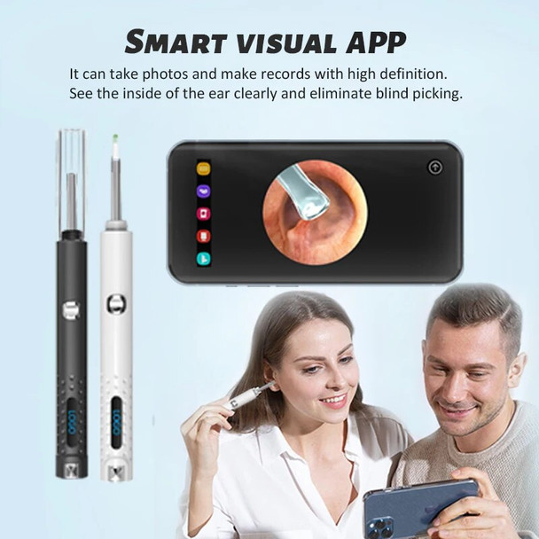 Smart Visual Ear Cleaner Otoscope With WiFi Camera Ear Pick Personal Health Care Ear Wax Removal Tool Endoscope Ear Cleanser Smart Visual Ear Cleaner Otoscope With WiFi Camera Ear Pick Personal Health Care Ear Wax Removal Tool Endoscope Ear Cleanser
