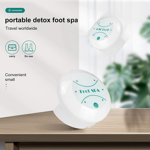 Personal Ionic Detox Foot Bath Spa Cleanse Machine Array Health Body Care Optimum System Feet Portable Footsie Tub SPA/Bath