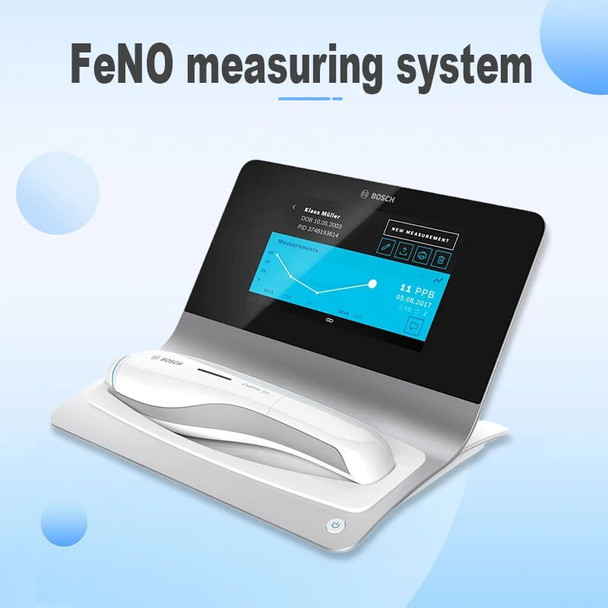 FeNO measurement systems are used in physician practices and clinics to monitor patients for allergic airway inflammation