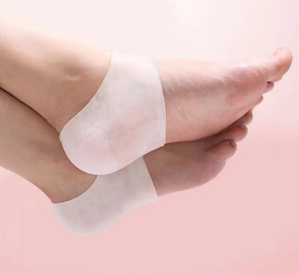 Wholesale 200pcs/lot(100 pairs) Delicate Silicone Moisturizing Gel Heel Socks Like Cracked Foot Skin Protector
