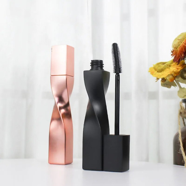 15ml Mascara Tube Matte Black Cosmetic Rose Gold Eyelashes Cream Container Eyebrow Tools DIY Makeup Accessories Wholesale