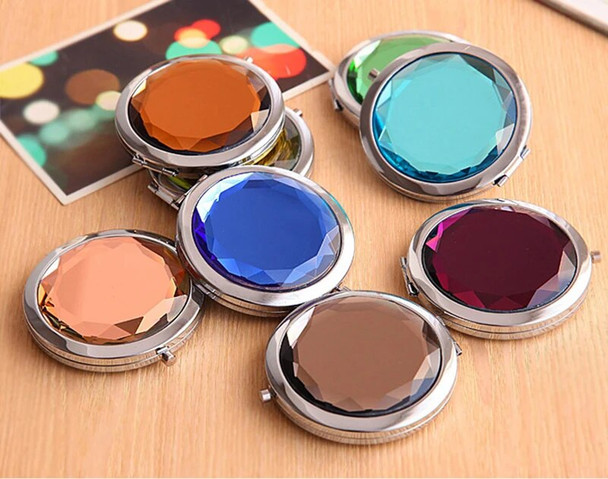 VANTAS POCKET HANDBAG COMPACT MAKEUP COSMETIC MAGNIFYING MIRROR TRAVEL FOLDING FOLDABLE #18023S-1