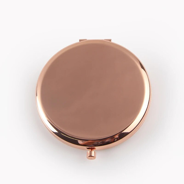 Rose gold Compact Pocket Mirror Personalized Gift