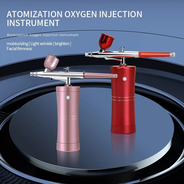 2022 Water Oxygen Injector 7.4v Homeuse Airbrush Kit Mini Air Brush Spray Gun with Compressor Kit Facial Skin Care Beauty Device