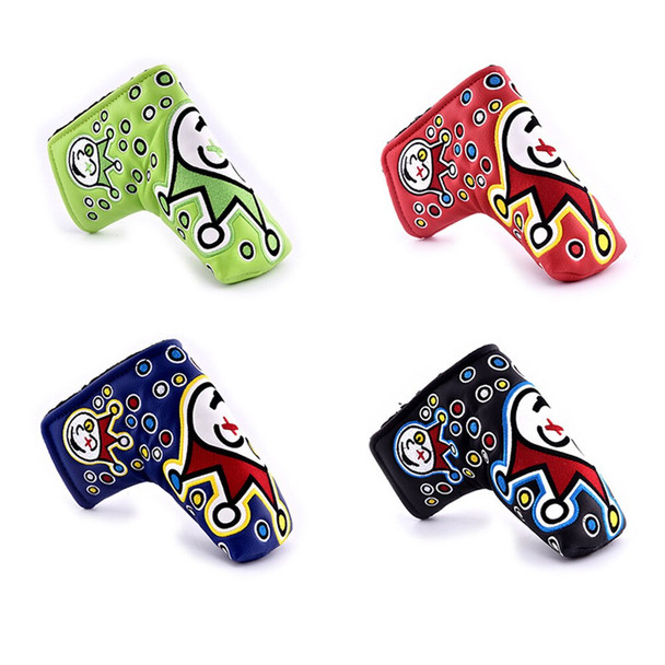 PU Golf Putter Headcover Sticker Buckle Golf Club Protective Cover