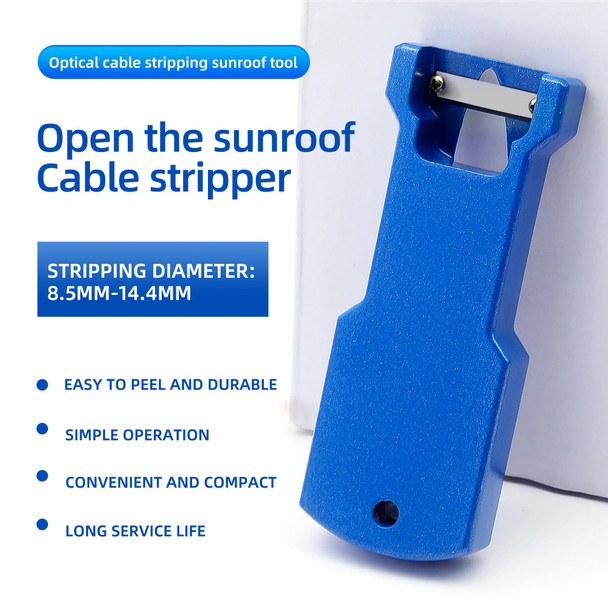FTTH Optical Fiber Tool Longitudinal Stripper Cable Jacket Slitter 8.5mm -14.4mm Sheath Cutter