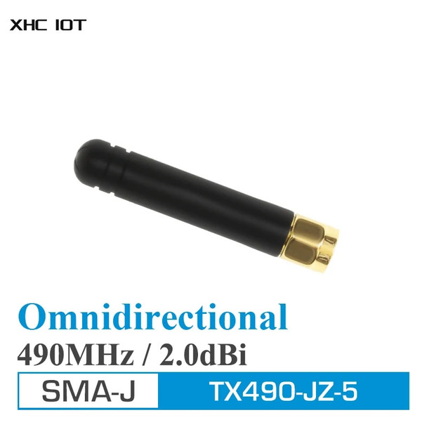 2pcs 490MHz Omnidirectional Wifi uhf Antenna SMA Male 2.0dBi 490 MHz TX490-JZ-5 Omni Directional Antennas For Communications