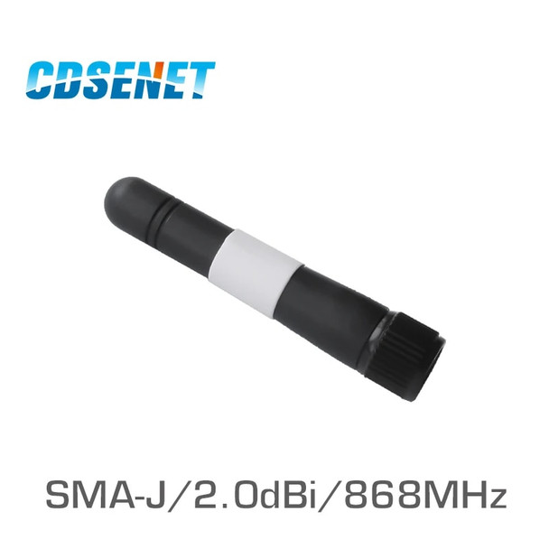 10Pcs/Lot Omni 868MHz High Gain Wifi Antenna CDSENET TX868-JZ-5 2.0dBi SMA Male Omnidirectional Antennas For Communication