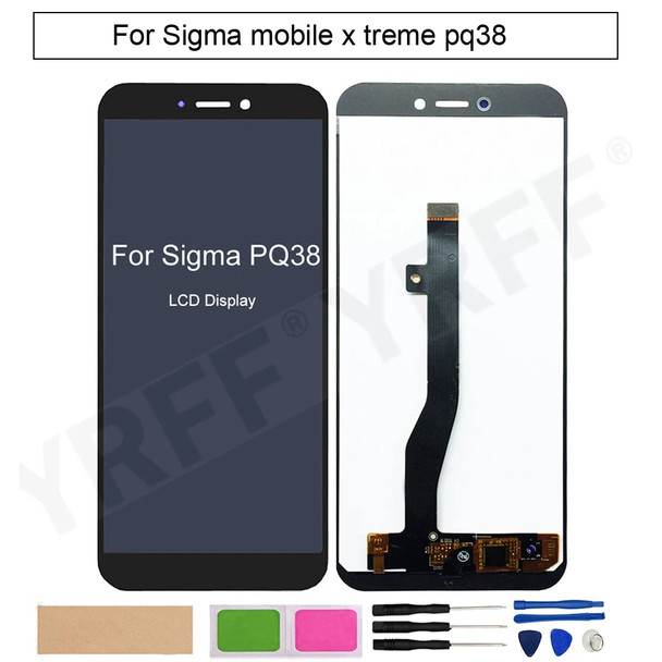 LCD Display For Sigma mobile x treme pq38 LCD Display,Touch Screen Digitizer Assembly,Phone Glass Panel Repair